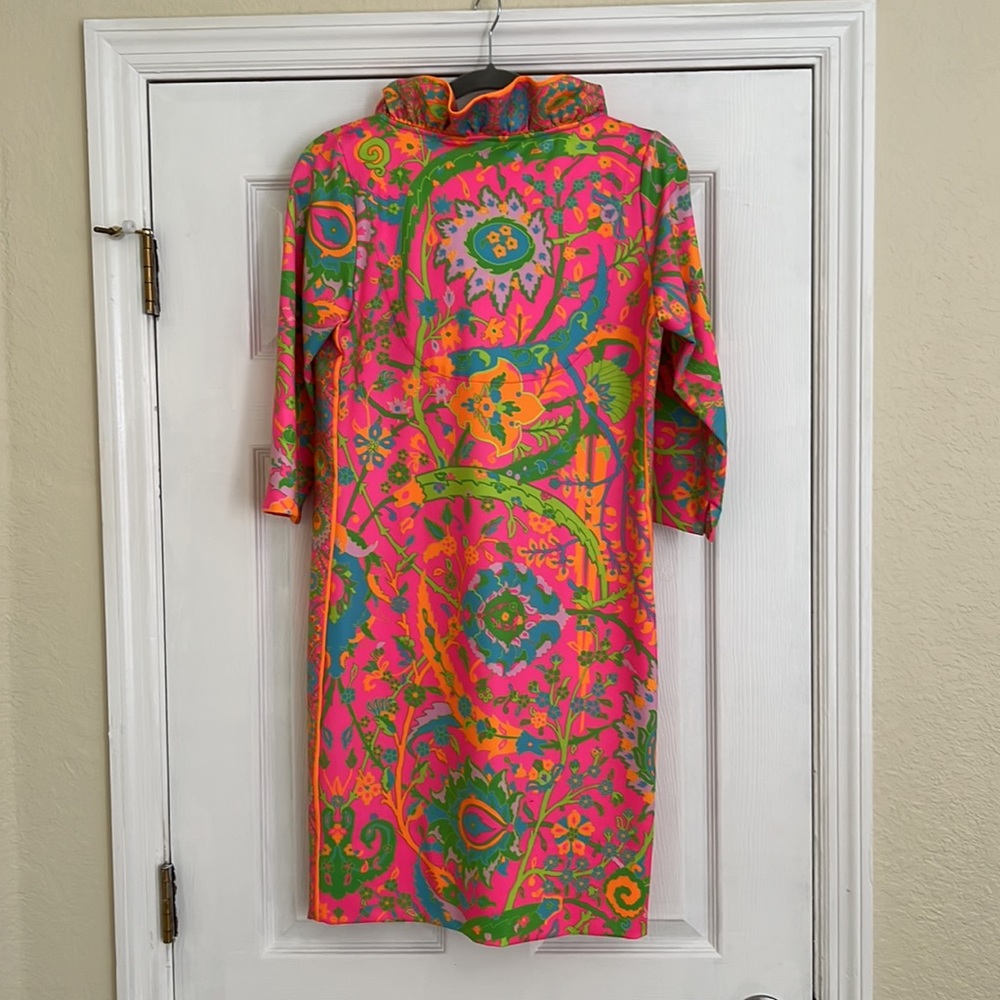 Jersey Ruffneck Dress - Picture 8 of 11